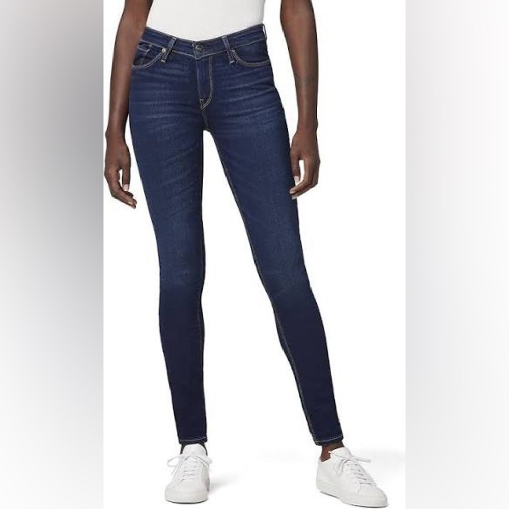 Hudson Krista Super Skinny Dark Blue Jeans Size 26
